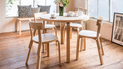 Desktop / Aalto Table 90A, designed by Alvar Aalto for Artek