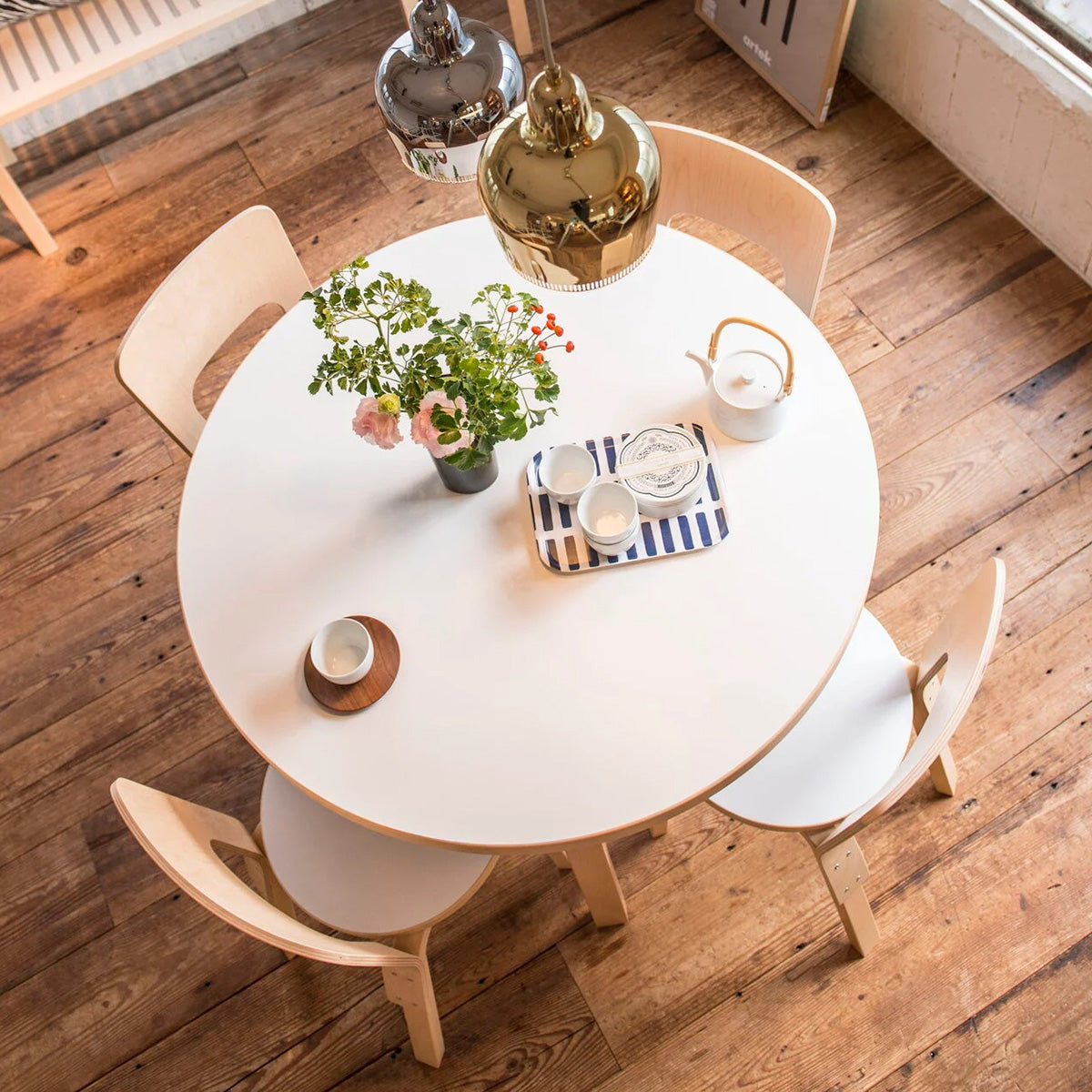 Mobile / Aalto Table 90A, designed by Alvar Aalto for Artek