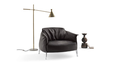 Desktop / Archibald Gran Comfort Armchair,  designed by Jean-Marie Massaud for Poltrona Frau