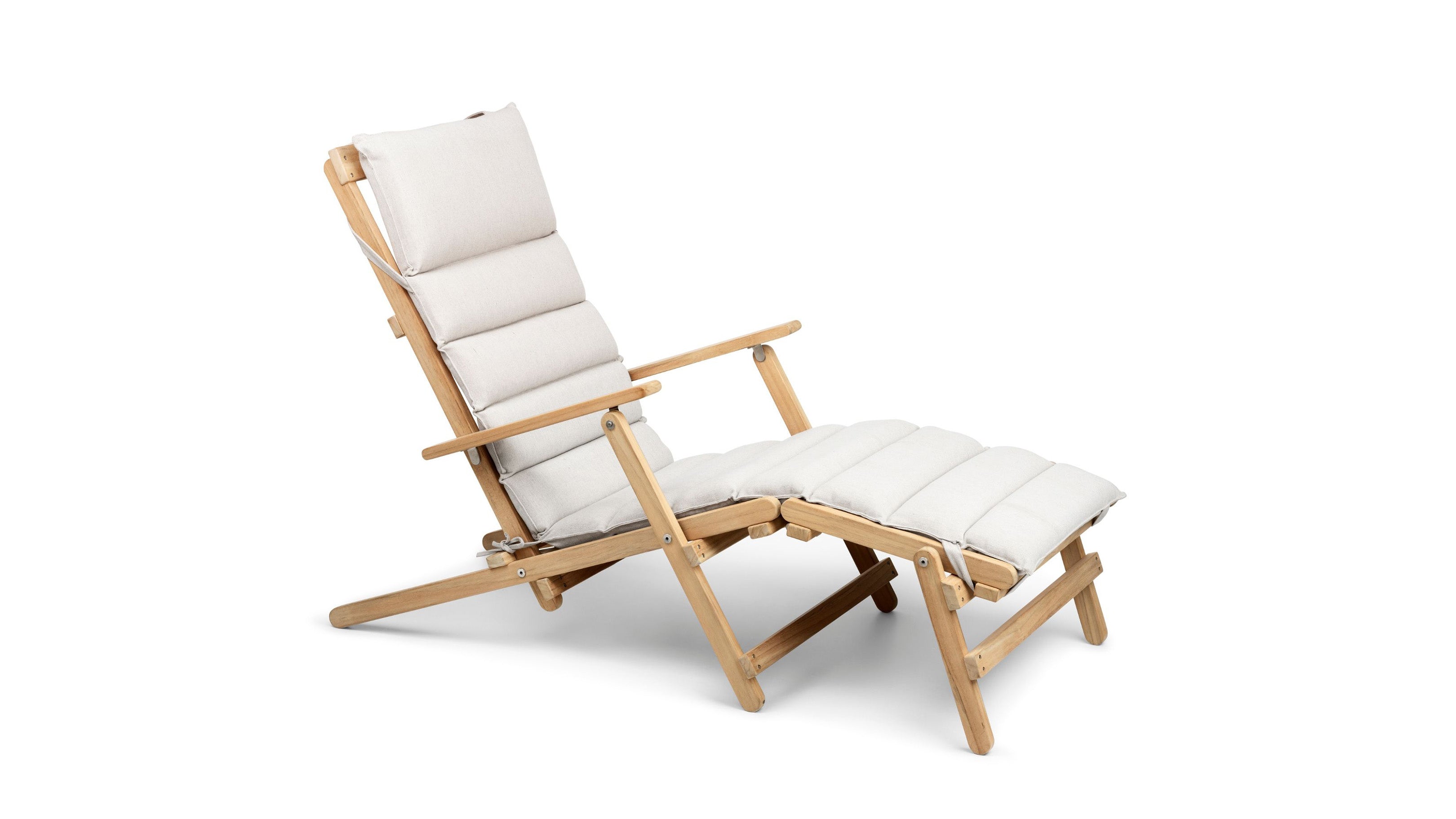 Desktop / BM5568 Deck Chair with Footrest, designed by Borge Mogensen for Carl Hansen and Son