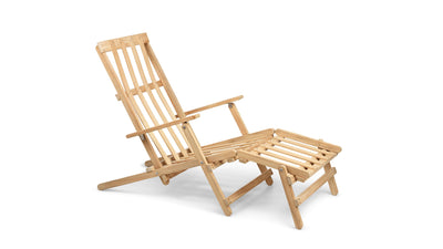 Desktop / BM5568 Deck Chair with Footrest, designed by Borge Mogensen for Carl Hansen and Son