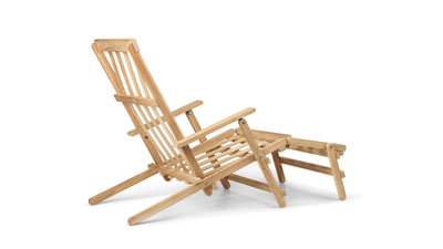 Desktop / BM5568 Deck Chair with Footrest, designed by Borge Mogensen for Carl Hansen and Son
