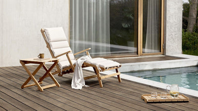 Desktop / BM5568 Deck Chair with Footrest, designed by Borge Mogensen for Carl Hansen and Son