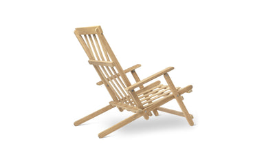 Desktop / BM5568 Deck Chair with Cushion, designed by Borge Mogensen for Carl Hansen and Son