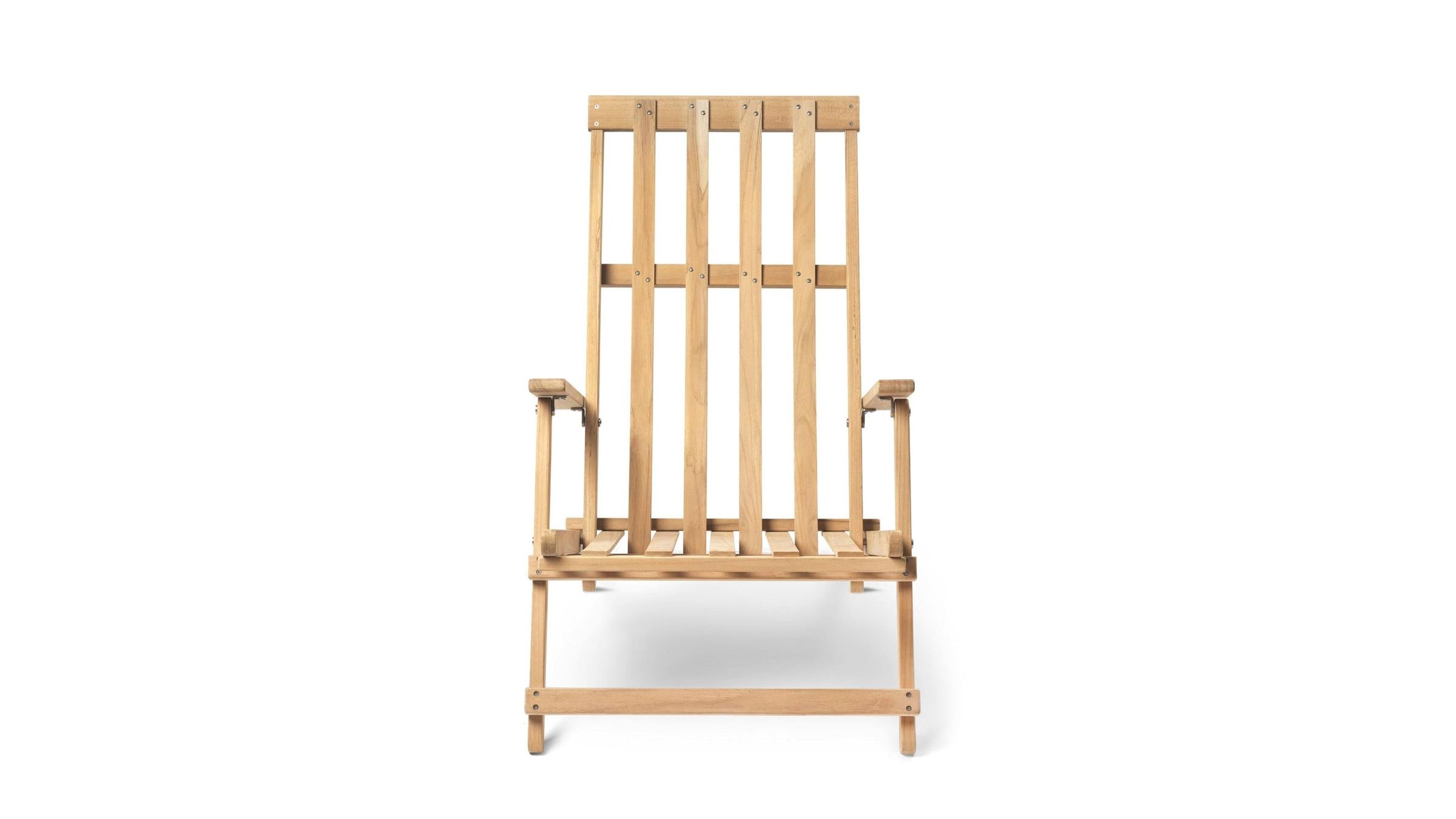Carl Hansen & Søn Lounge Chair BM5568 Deck Chair with Cushion