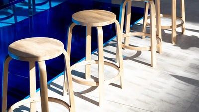 Desktop / Bar Stool 64 designed by Alvar Aalto for Artek
