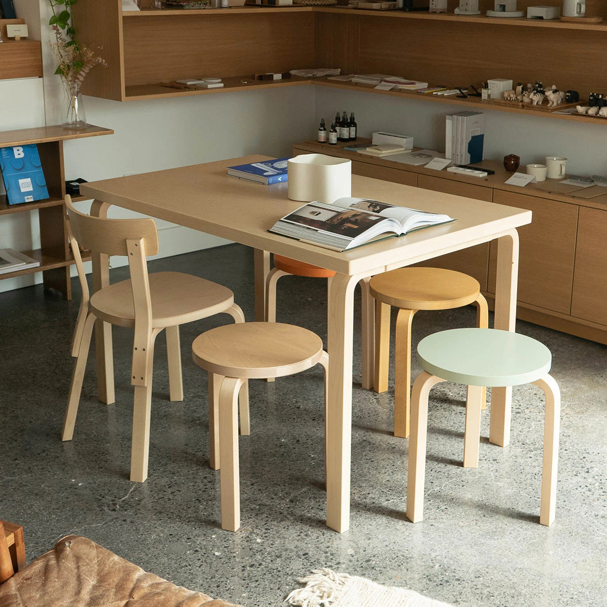 Mobile / Aalto Table 81B, designed by Alvar Aalto for Artek