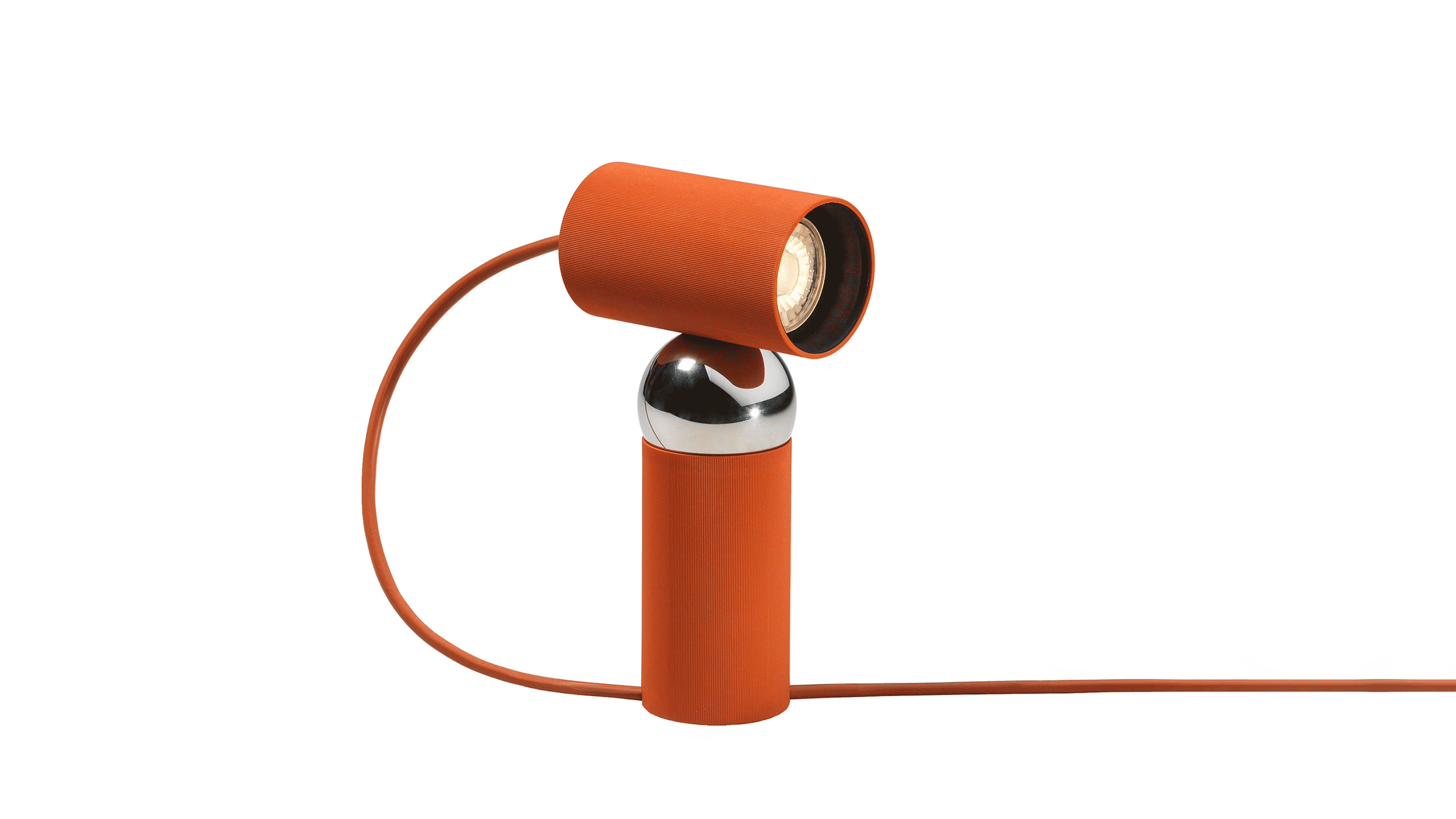 Tomato / Desktop / Bilboquet Lamp, designed by Philippe Malouin made by Flos