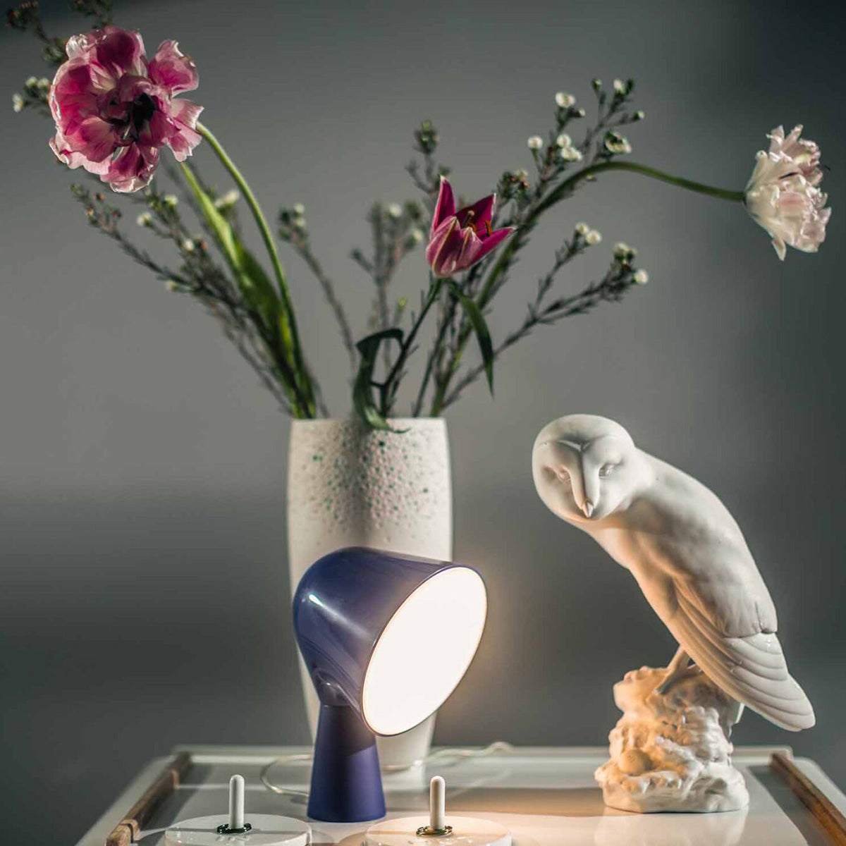 Blue / Mobile / Binic Table Lamp, designed by Ionna Vautrin for Foscarini