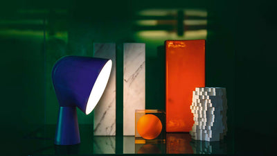 Blue / Desktop / Binic Table Lamp, designed by Ionna Vautrin for Foscarini