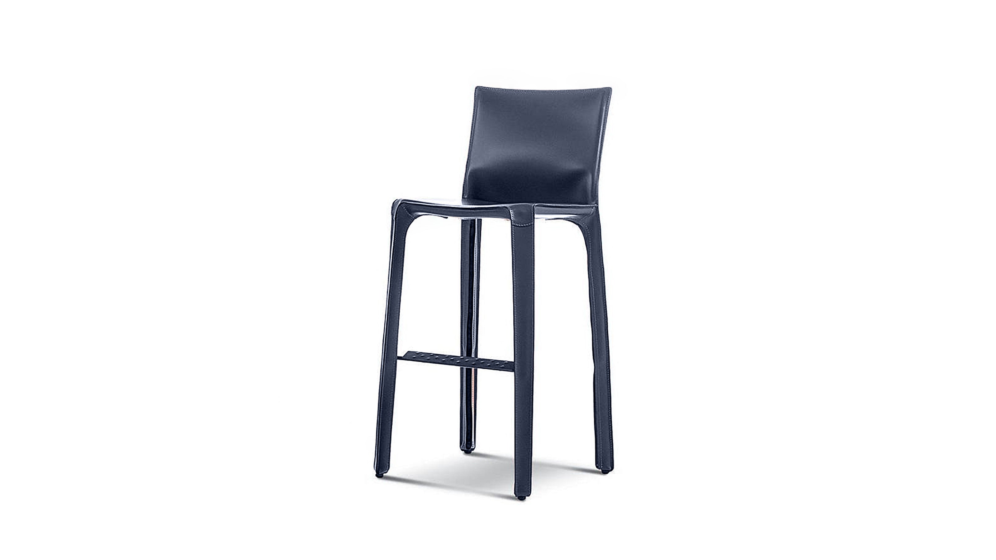 Desktop / Cab 410 Barstool High Back, designed by Mario Bellini for Cassina