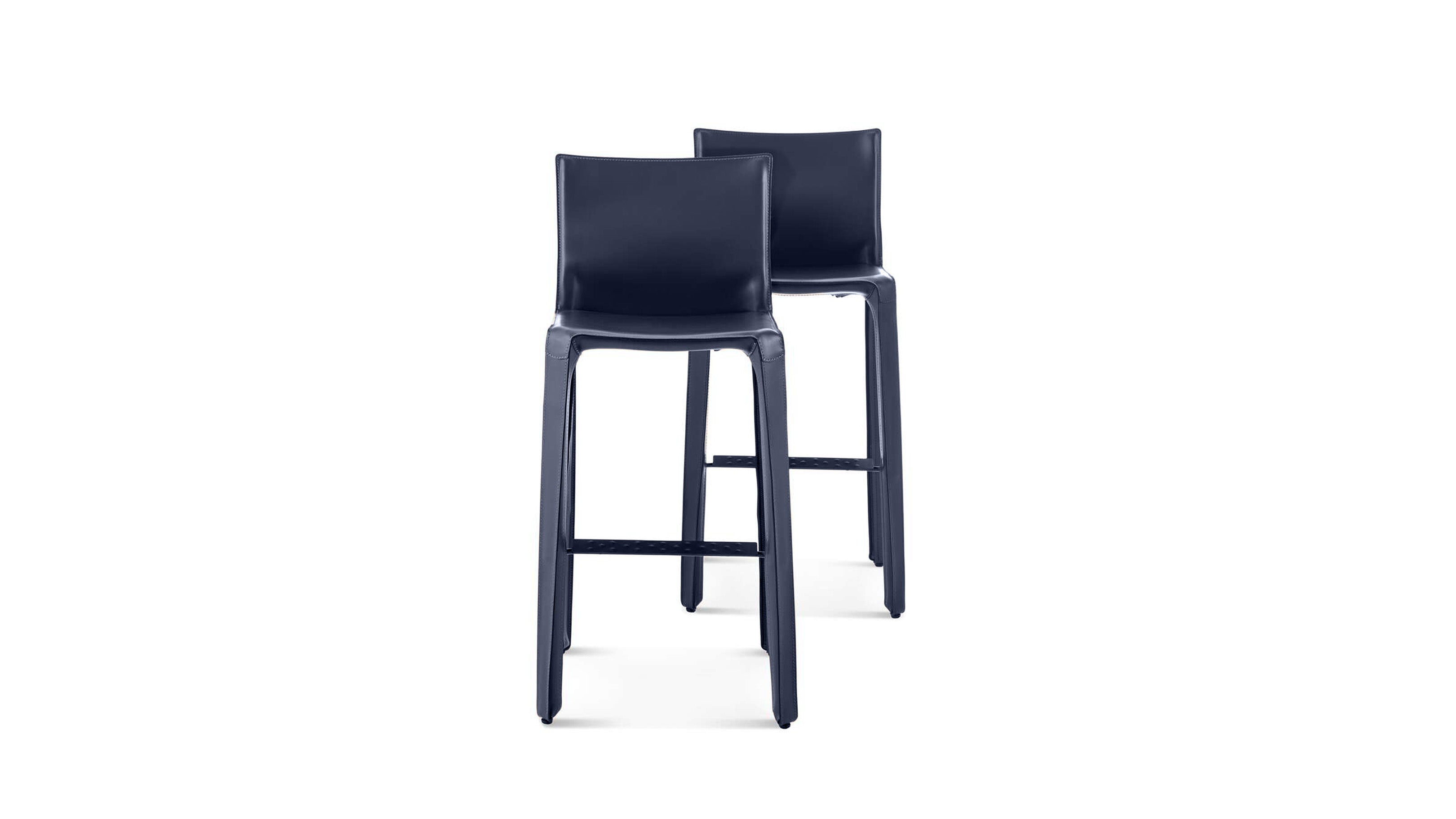 Desktop / Cab 410 Barstool High Back, designed by Mario Bellini for Cassina
