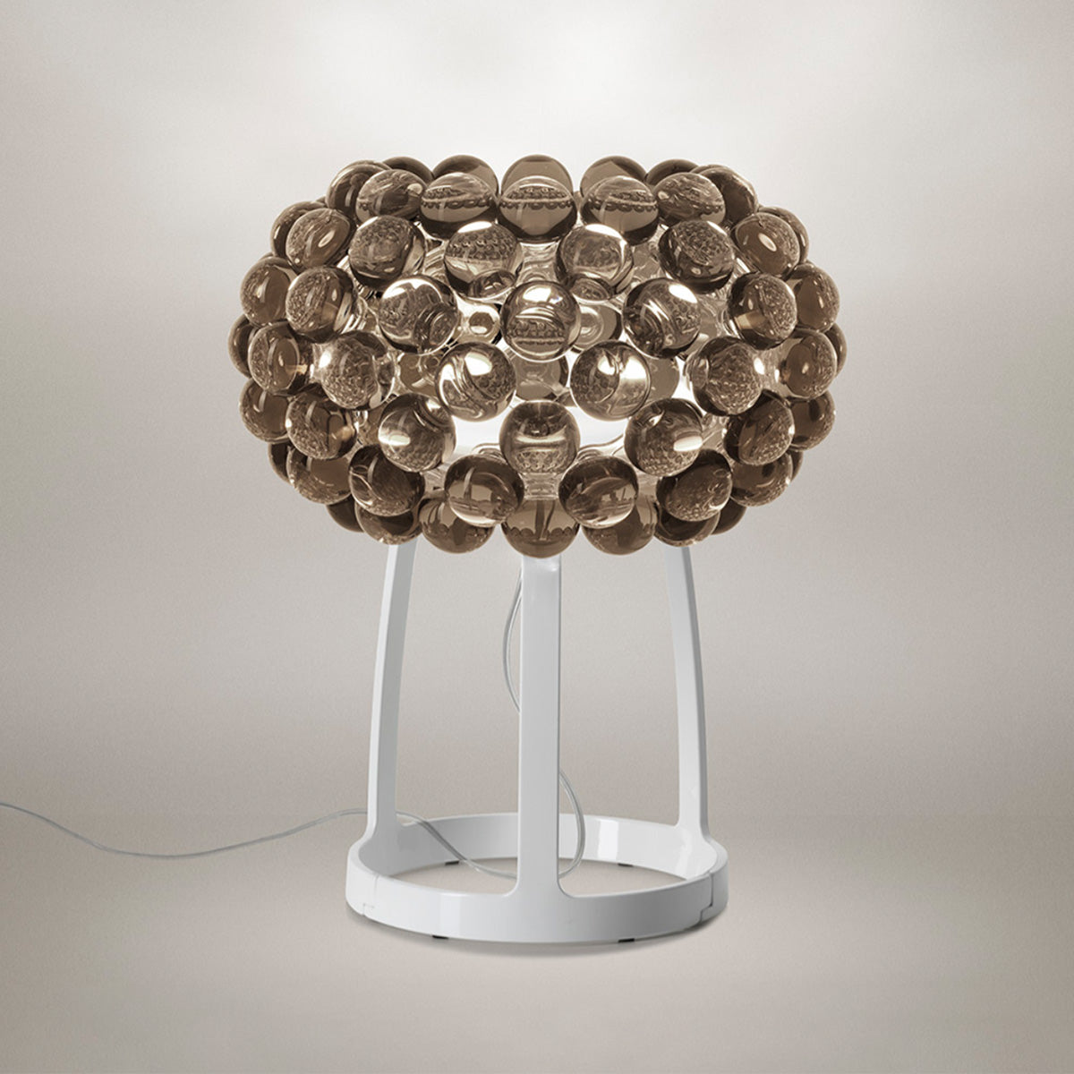 Grey / Mobile / Caboche Plus Table Lamp, designed by Patricia Urquiola and Eliana Gerotto for Foscarini