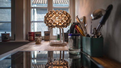 Grey / Desktop / Caboche Plus Table Lamp, designed by Patricia Urquiola and Eliana Gerotto for Foscarini