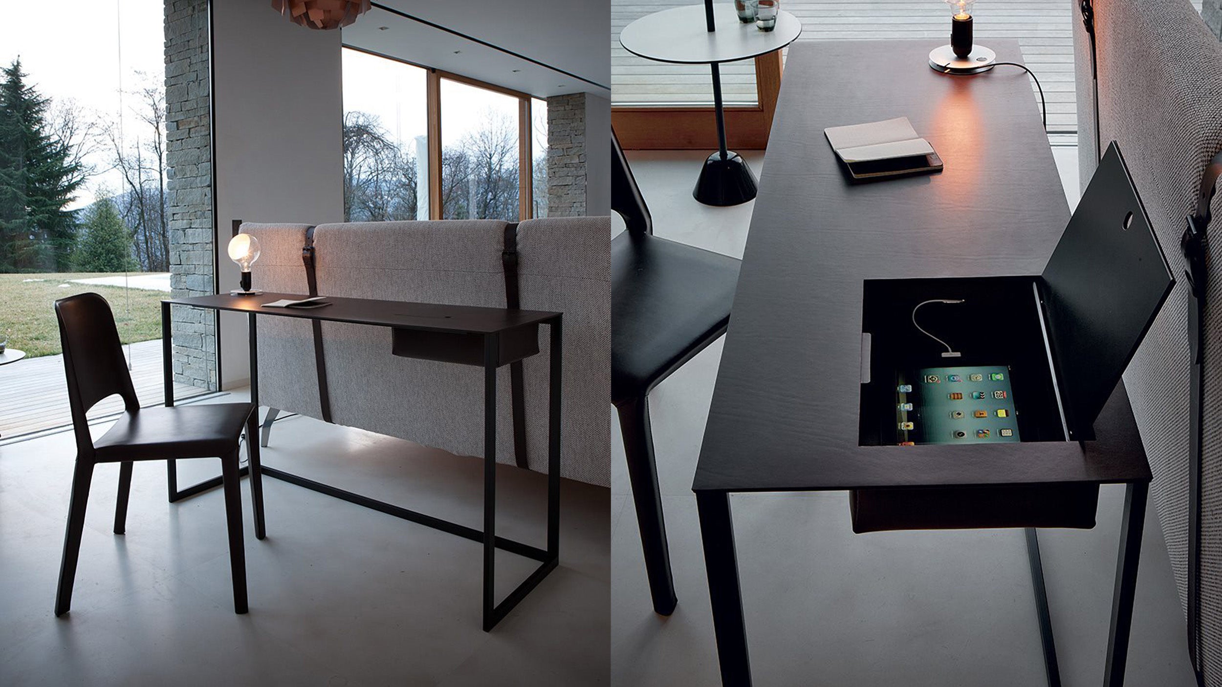 Desktop / Calamo Desk, designed by Gabriele Rosa for Zanotta