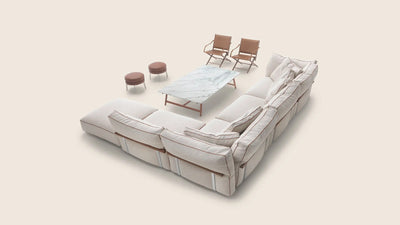Desktop / Camelot Sofa, designed by Antonio Citterio for Flexform