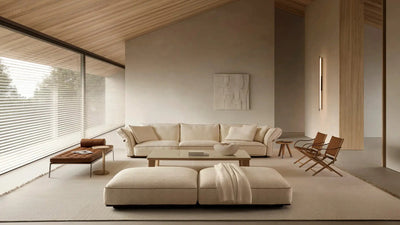 Desktop / Camelot Sofa, designed by Antonio Citterio for Flexform