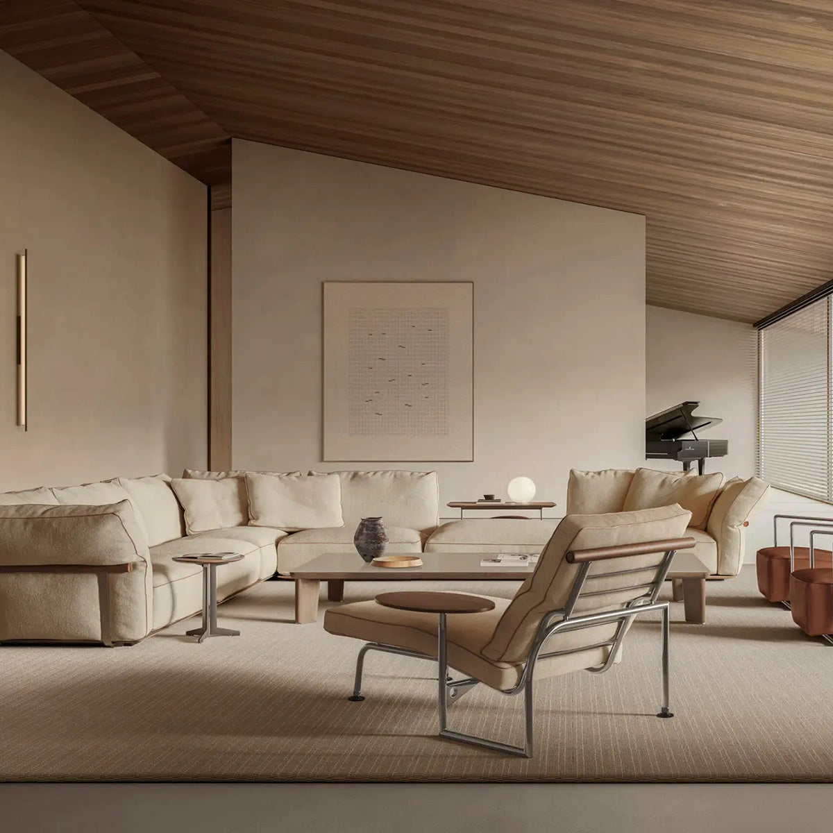 Mobile / Camelot Sofa, designed by Antonio Citterio for Flexform