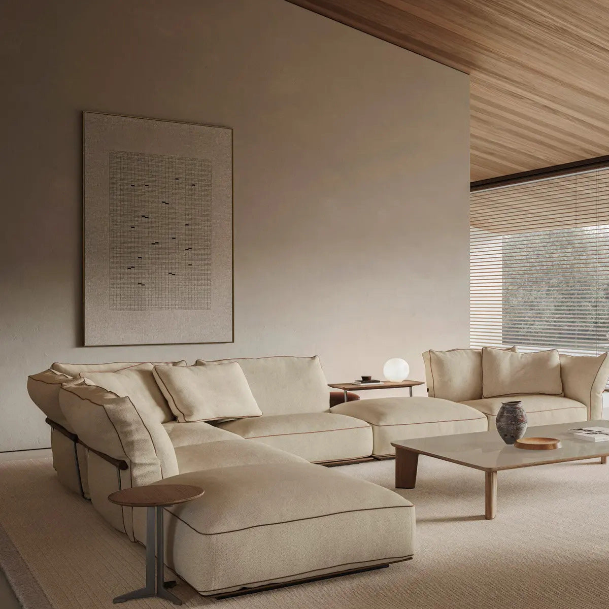 Mobile / Camelot Sofa, designed by Antonio Citterio for Flexform