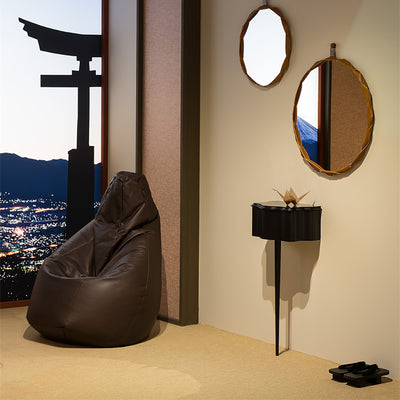 Black / Mobile / Carlino CM Service Storage Unit, designed by Carlo Mollino for Zanotta