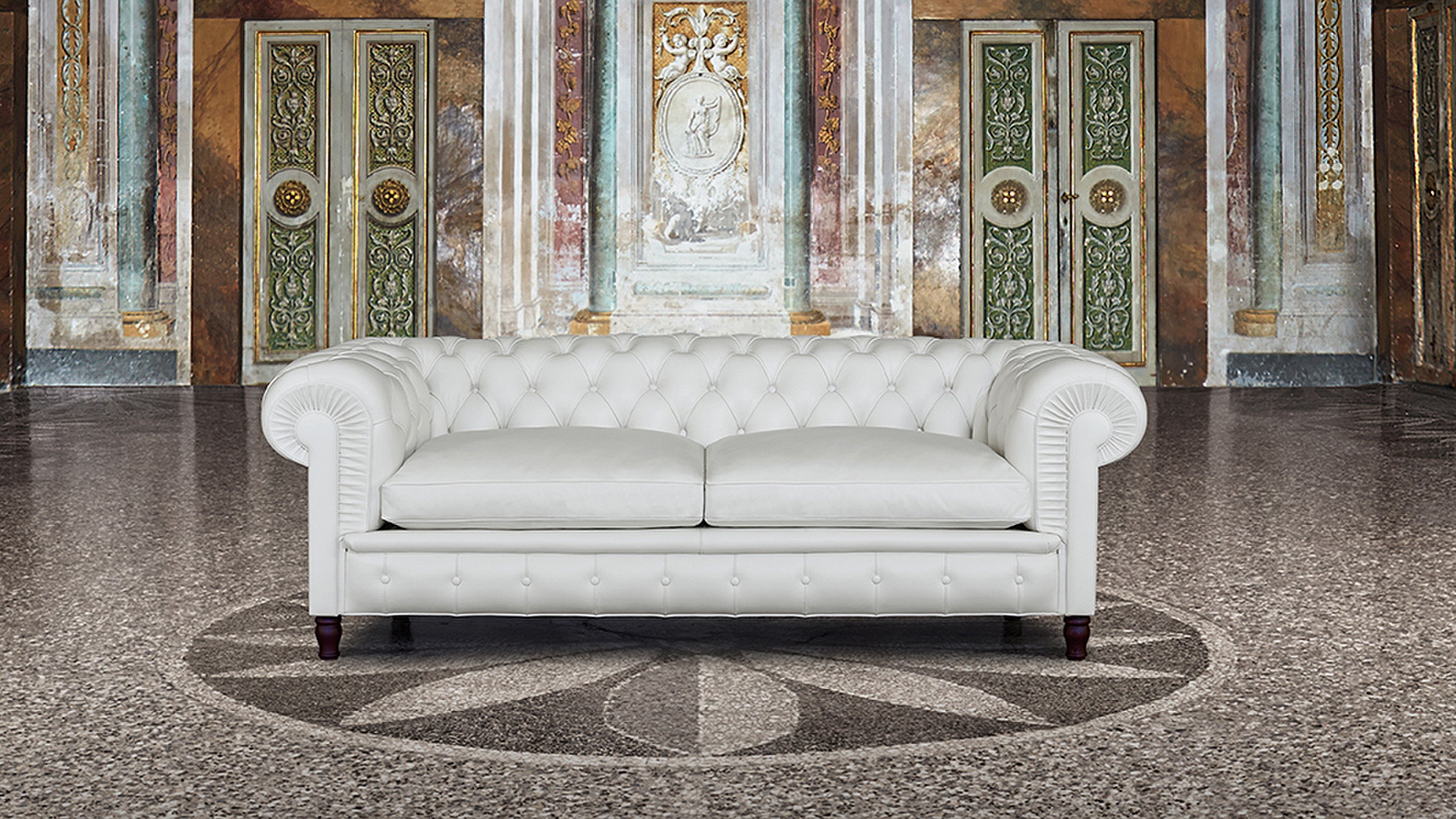 Desktop / Chester Sofa designed by Renzo Frau for Poltrona Frau