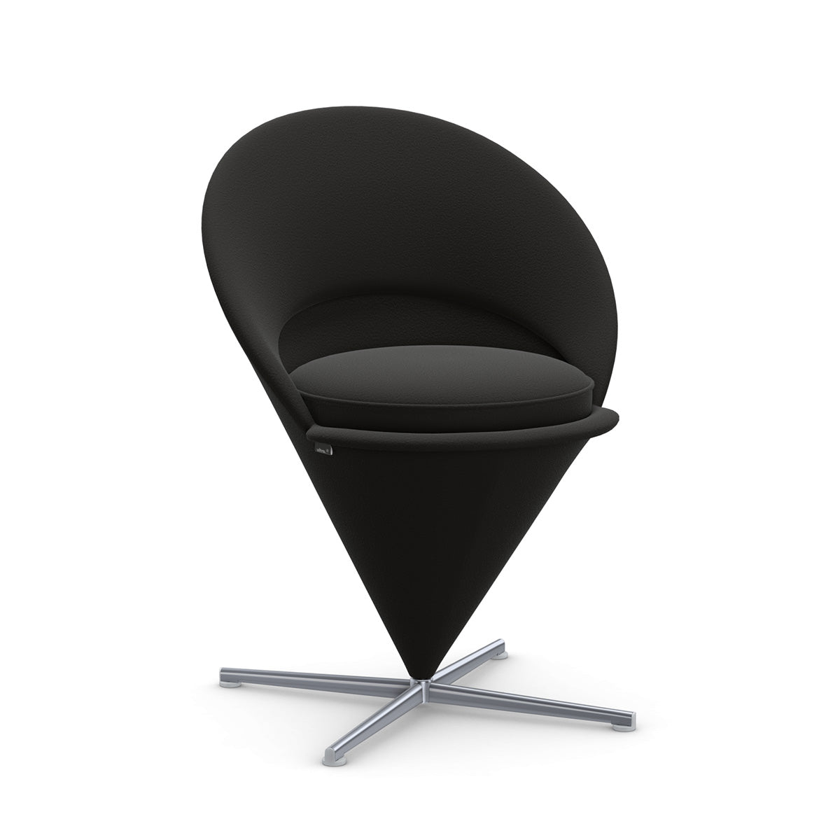 Black / Mobile / Cone Chair, designed by Verner Panton made by Vitra