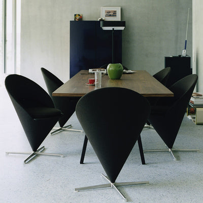 Black / Mobile / Cone Chair, designed by Verner Panton made by Vitra