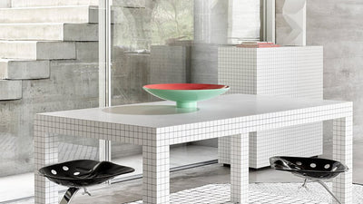 Desktop / Cuculia bowl, designed by Alessandro Mendini for Zanotta