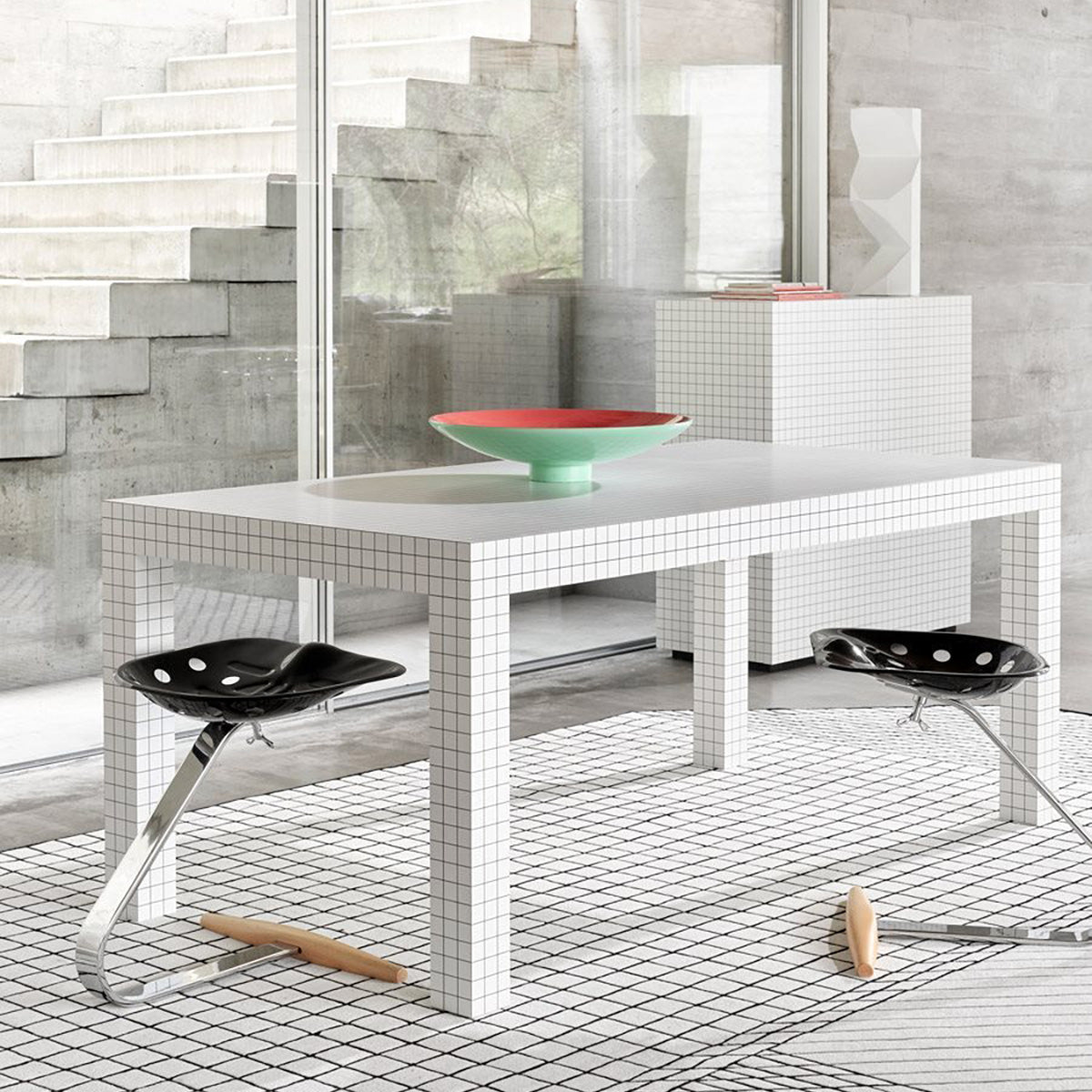 Mobile / Cuculia bowl, designed by Alessandro Mendini for Zanotta