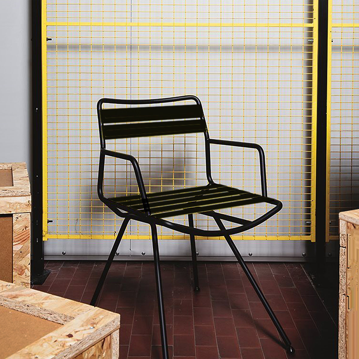Mobile / Dan Chair with Armrests, designed by Patrick Norguet for Zanotta