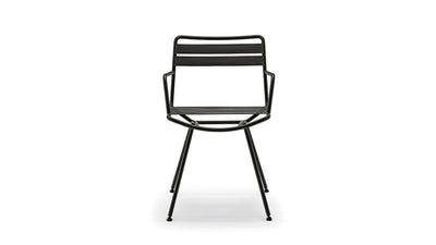 Desktop / Dan Chair with Armrests, designed by Patrick Norguet for Zanotta