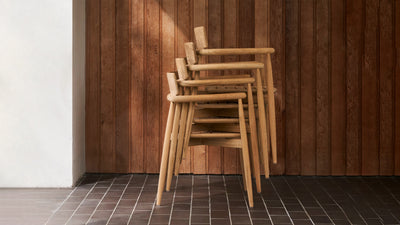 Desktop / E008 Embrace Outdoor Dining Chair, designed by EOOS for Carl Hansen & Son