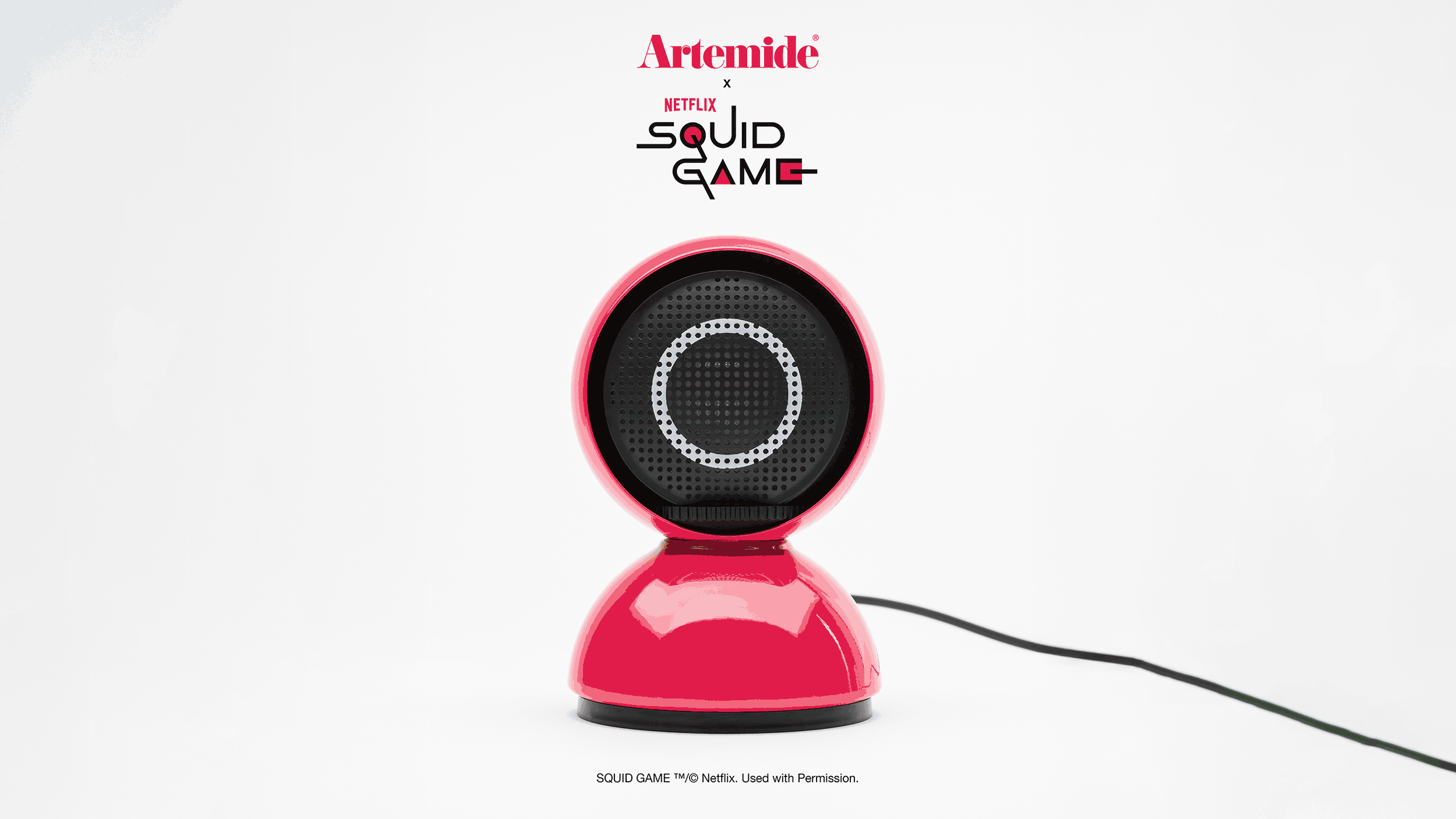 Guard Pink / Desktop / Eclisse x Squid Game – Special Edition Lamp, designed by Vico Magistretti and made by Artemide