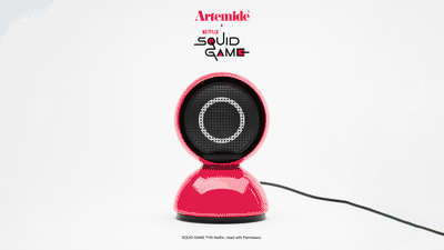 Guard Pink / Desktop / Eclisse x Squid Game – Special Edition Lamp, designed by Vico Magistretti and made by Artemide
