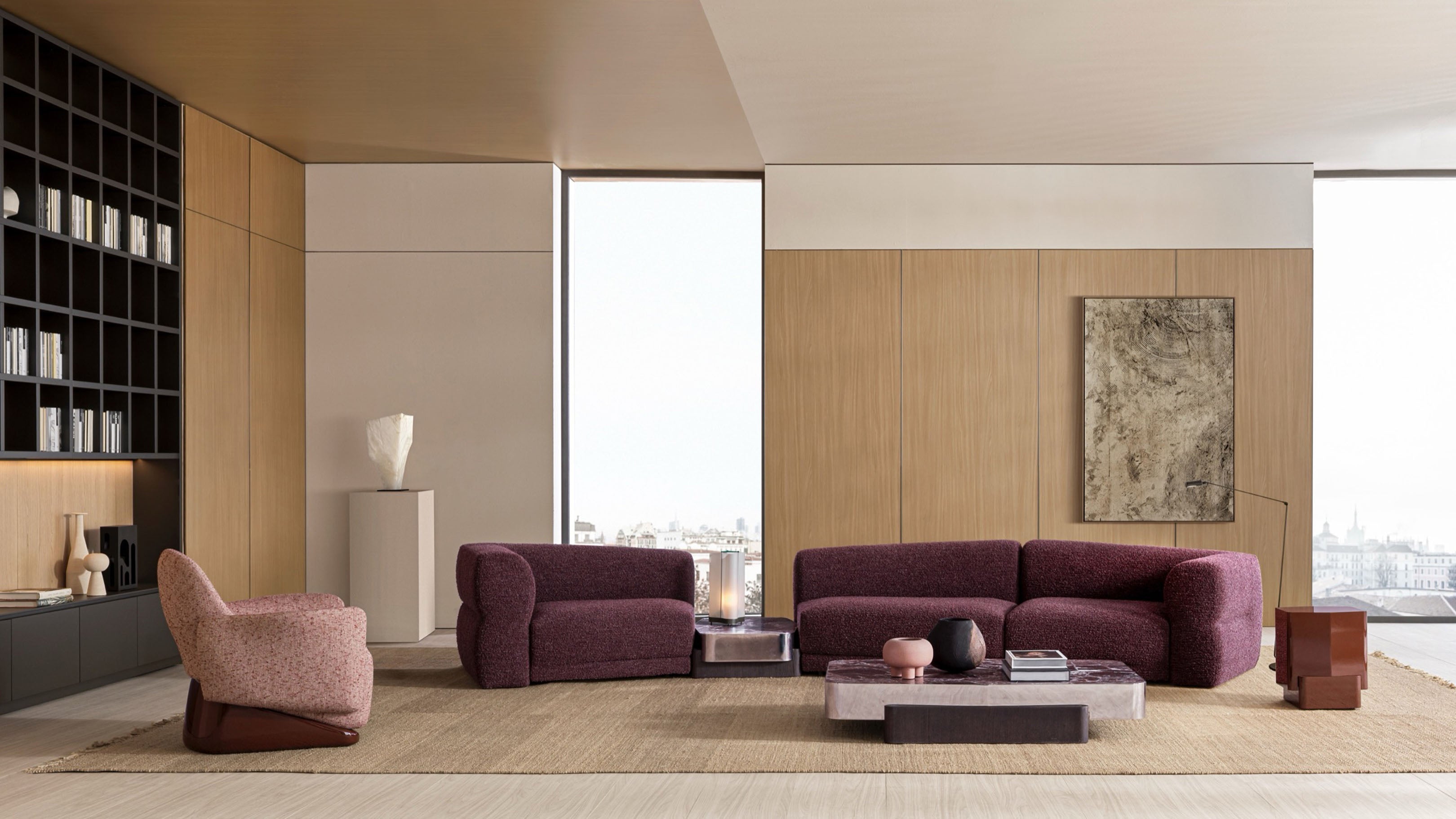 Desktop / Emile Sofa, designed by Christophe Delcourt made by Molteni&C