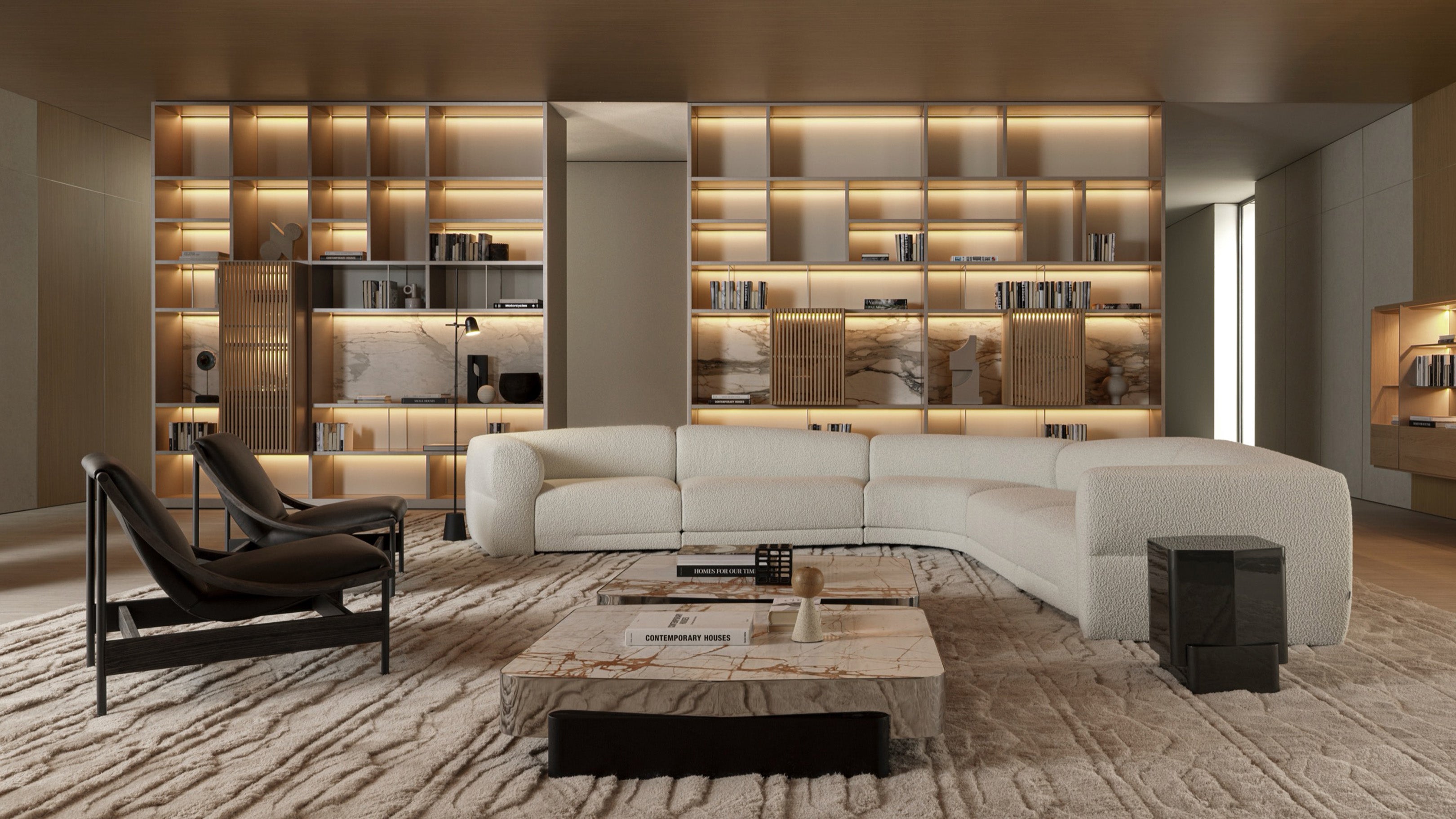 Desktop / Emile Sofa, designed by Christophe Delcourt made by Molteni&C
