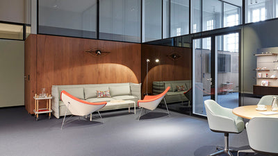 Desktop / Eye Clock, designed by George Nelson and made by Vitra