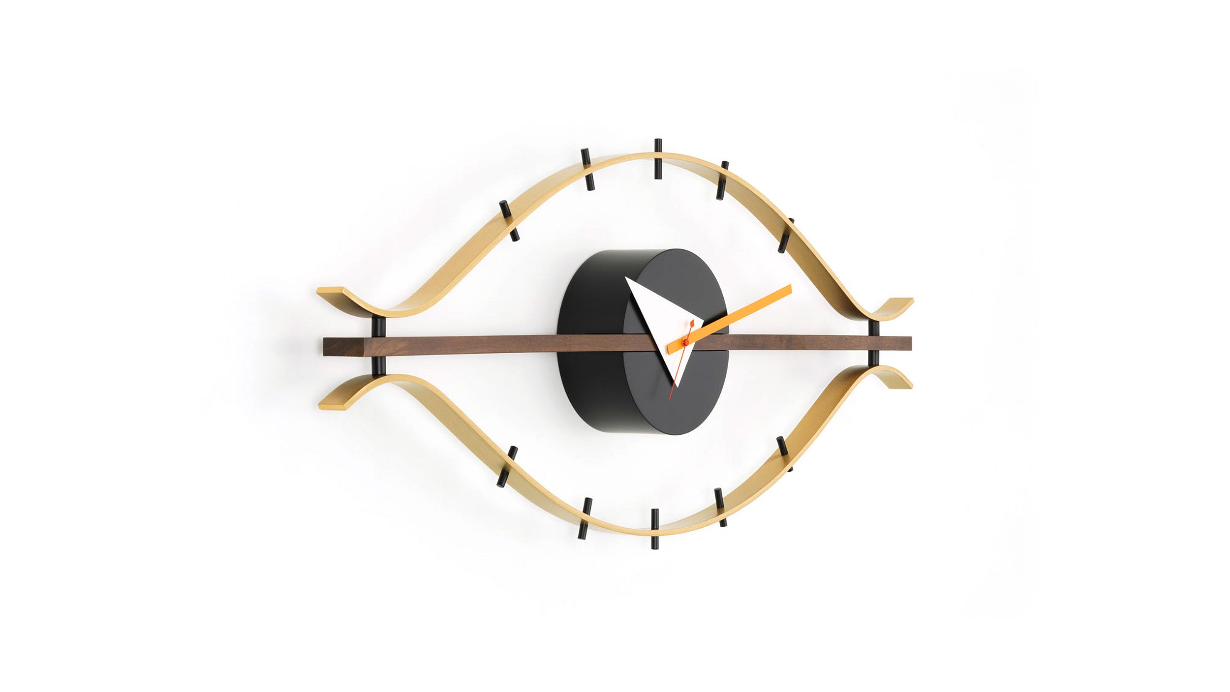 Desktop / Eye Clock, designed by George Nelson and made by Vitra