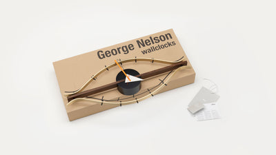 Desktop / Eye Clock, designed by George Nelson and made by Vitra