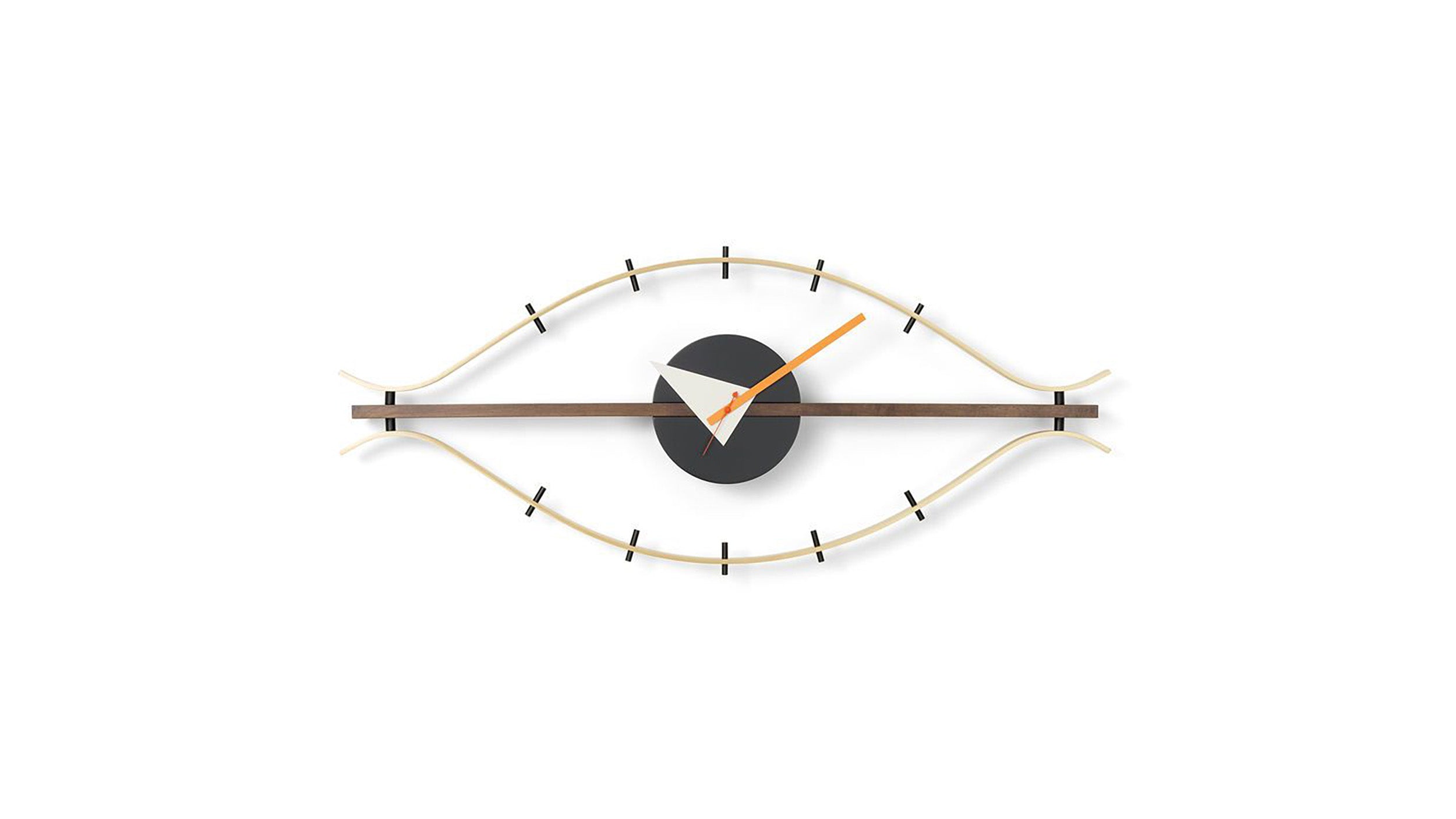 Desktop / Eye Clock, designed by George Nelson and made by Vitra