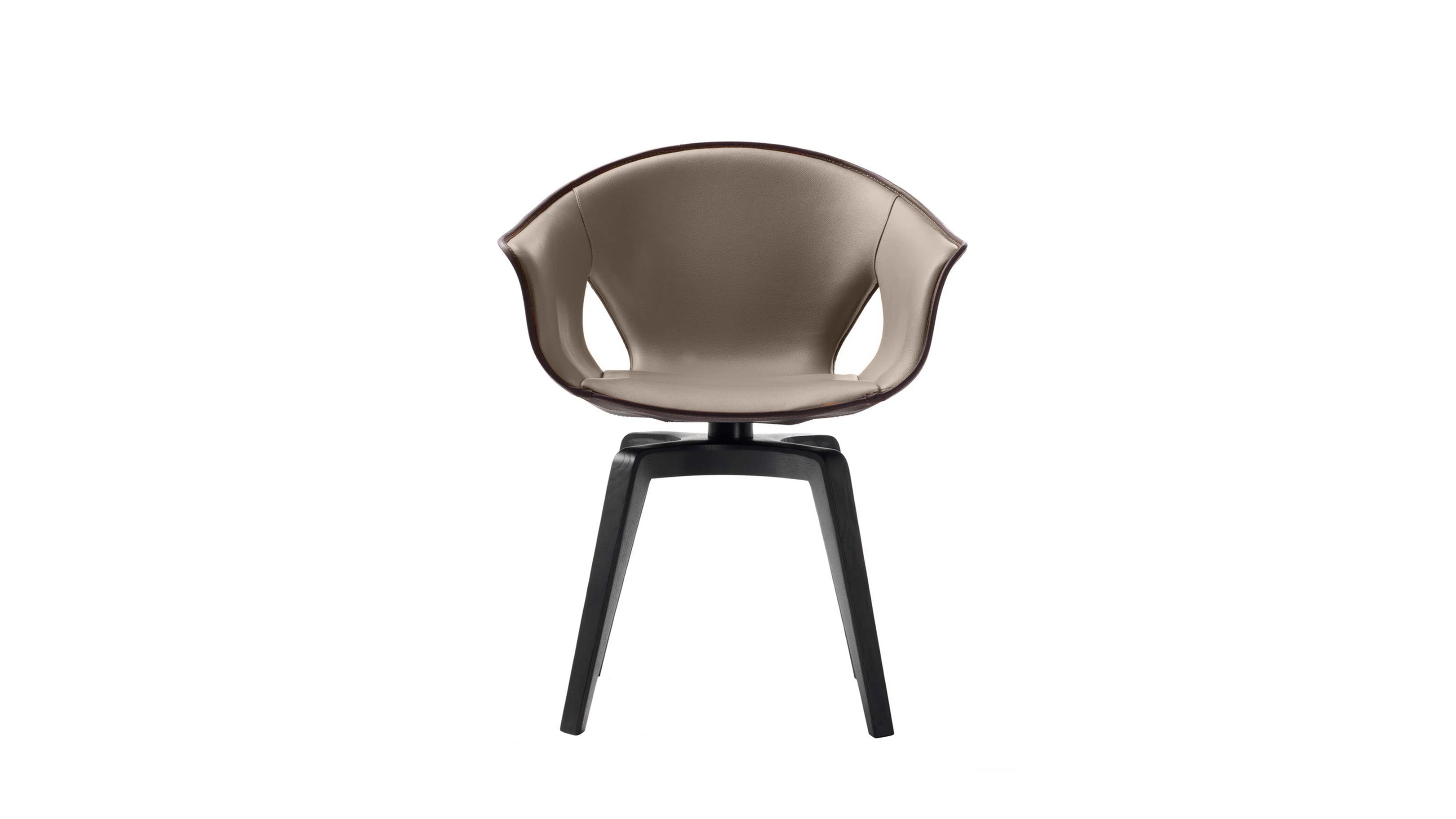 Desktop / Ginger Swivel Chair, designed by Roberto Lazzeroni for Poltrona Frau