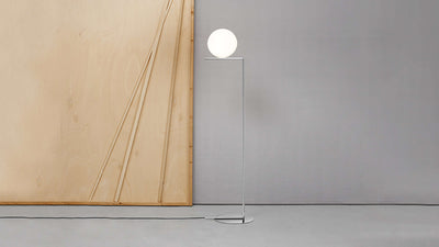 Chrome / Desktop / IC Lights F1, designed by Michael Anastassiades made by Flos