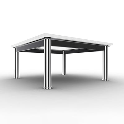 Mobile / LC10-p Square Low Table, designed by Le Corbusier, Pierre Jeanneret, and Charlotte Perriand and made by Cassina