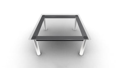 Desktop / LC10-p Square Low Table, designed by Le Corbusier, Pierre Jeanneret, and Charlotte Perriand and made by Cassina