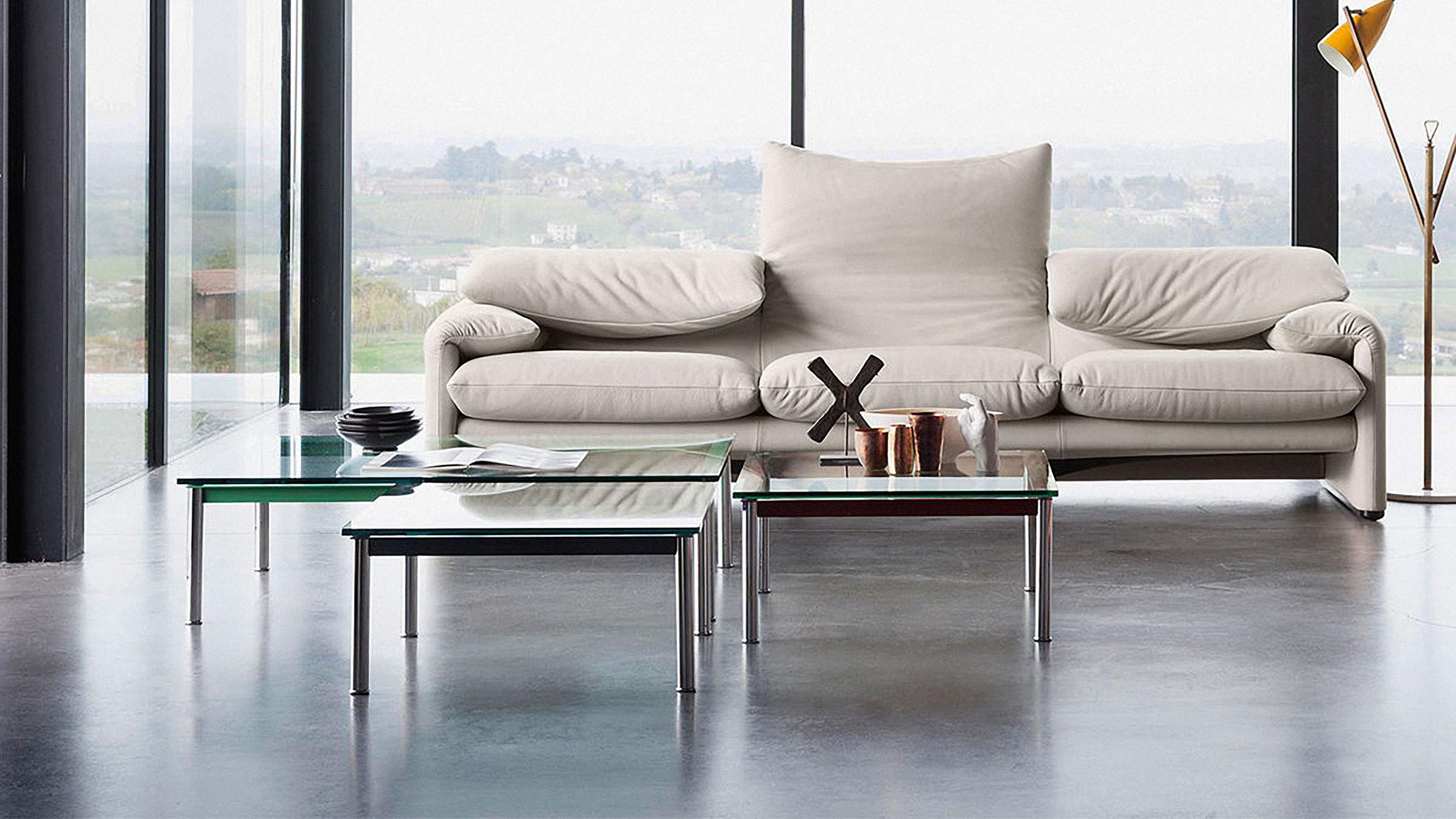 Cassina Table LC10-p Square Low Table