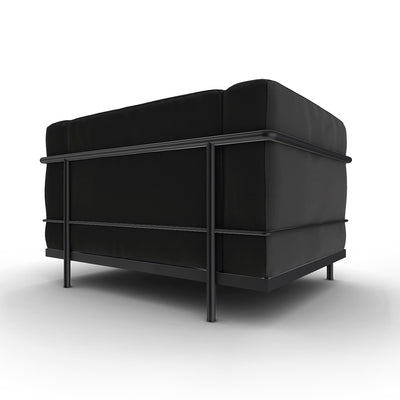 Mobile / LC3 Armchair, designed by Le Corbusier, Pierre Jeanneret, and Charlotte Perriand and made by Cassina