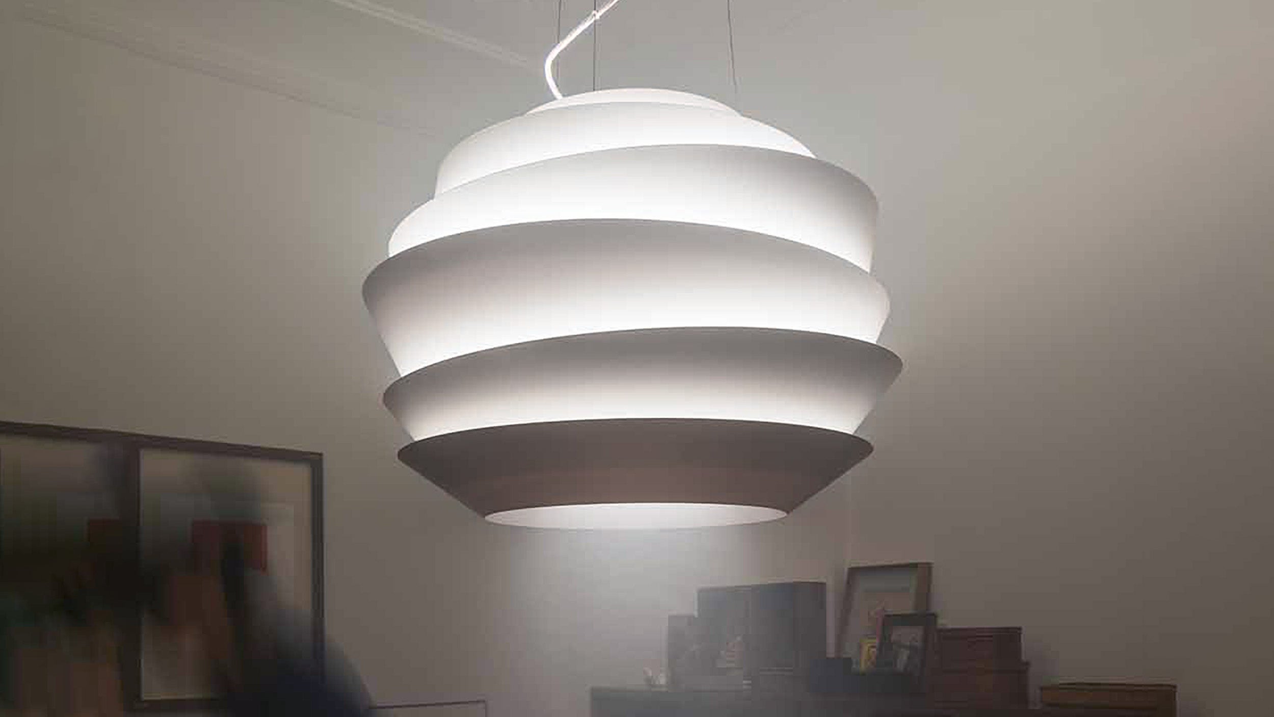 Desktop / Le Soleil Suspension Lamp, designed by Vicente Garcia Jimenez for Foscarini