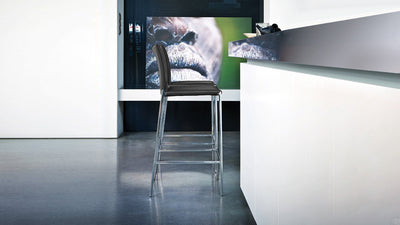 Black / Desktop / Lio Barstool, designed by Roberto Barbieri for Zanotta