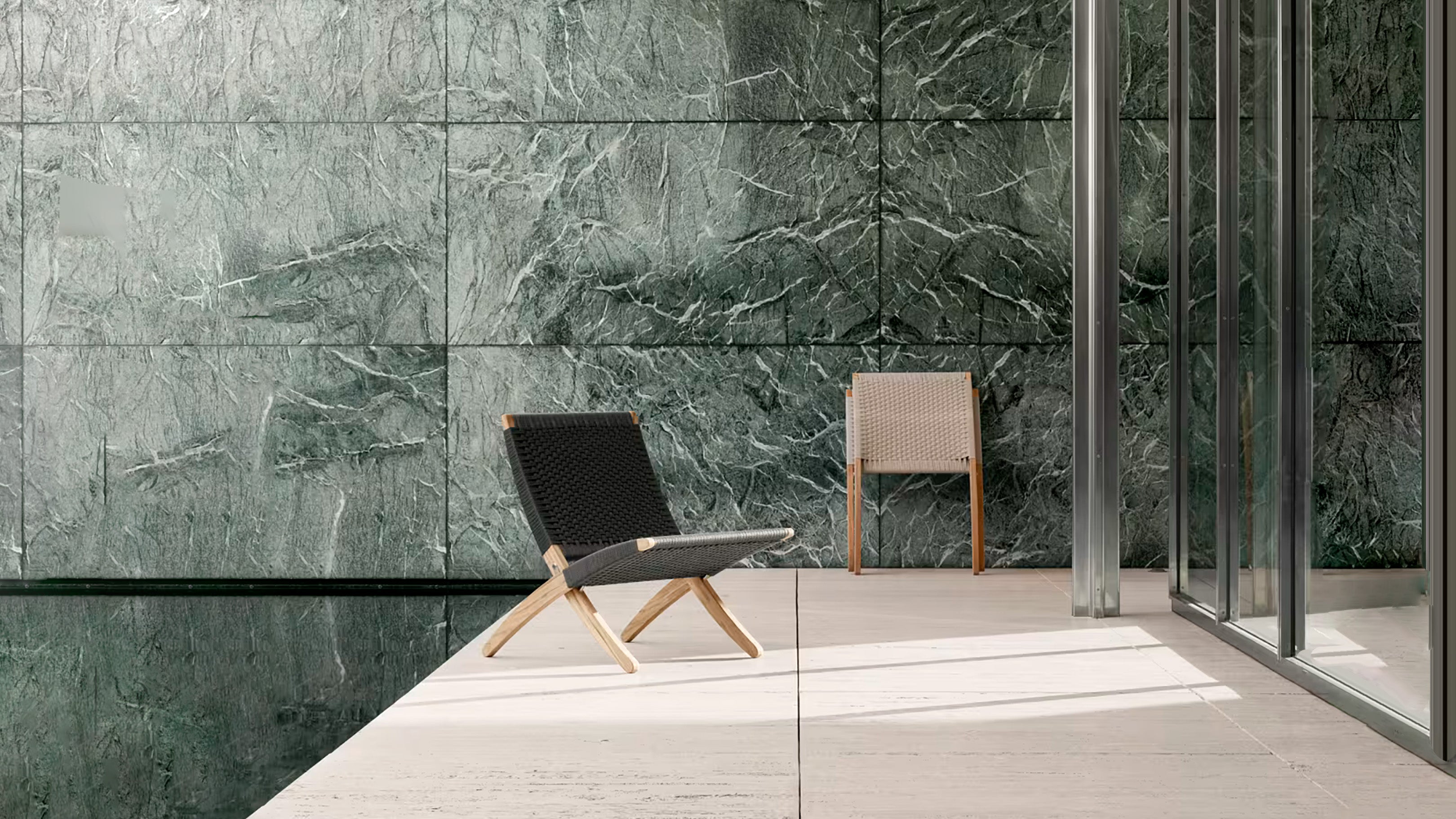 Charcoal Rope / Desktop / MG501 Outdoor Cuba Chair, designed by Morten Gottler for Carl Hansen & Son