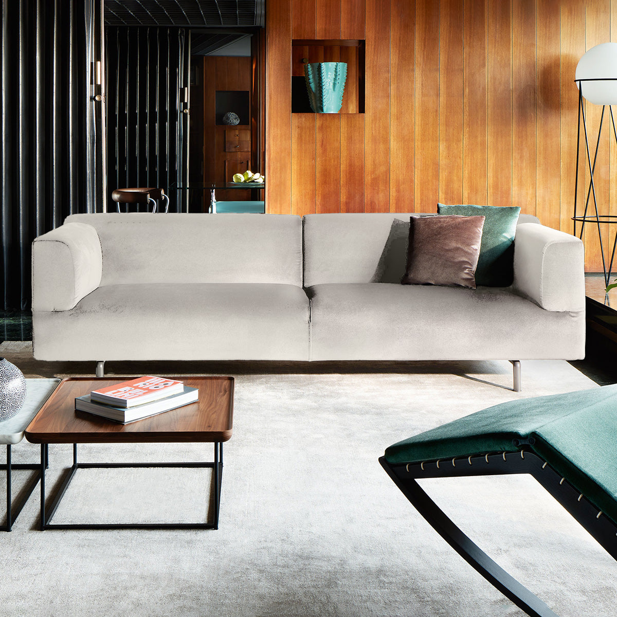 Mobile / Met 2-Seater Sofa, designed by Piero Lissoni for Cassina